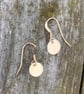 14K Gold Fill Disc Drop Earrings  - Image 2