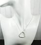 Textured Heart Necklace in Sterling Silver - Image 6