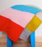 Available In 3 Sizes - Knitted Lambswool Striped Blanket - Image 3