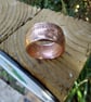Morgan dollar pure copper coin ring UK Size Y and a Half - Image 5
