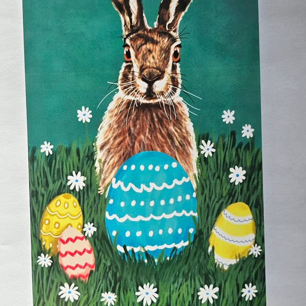 Easter card 5x7 inch