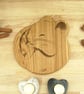 Mouse Chopping Board: Oak Sleepy Dormouse Cheese Board, UK Hand Made