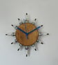 Sunburst Wall Clock, Repurposed Spark Plugs - Image 9