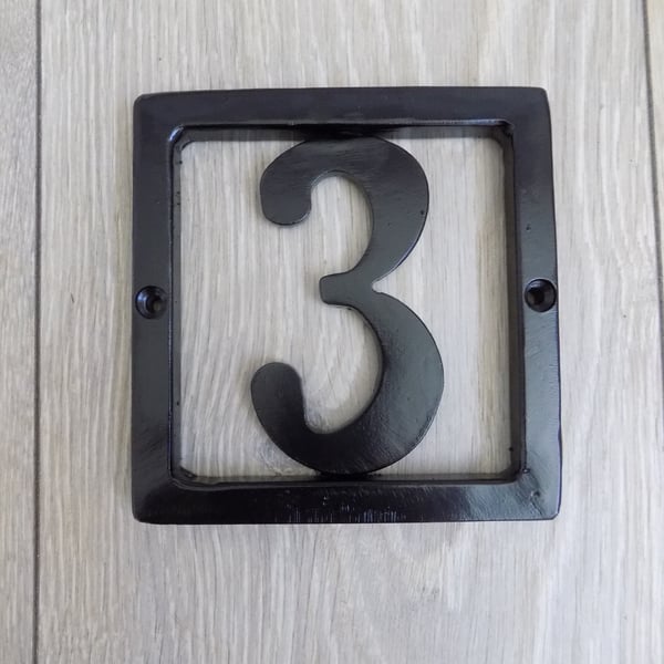 Number, Lettered Wall Plaque......................Wrought Iron (Forged Steel) 