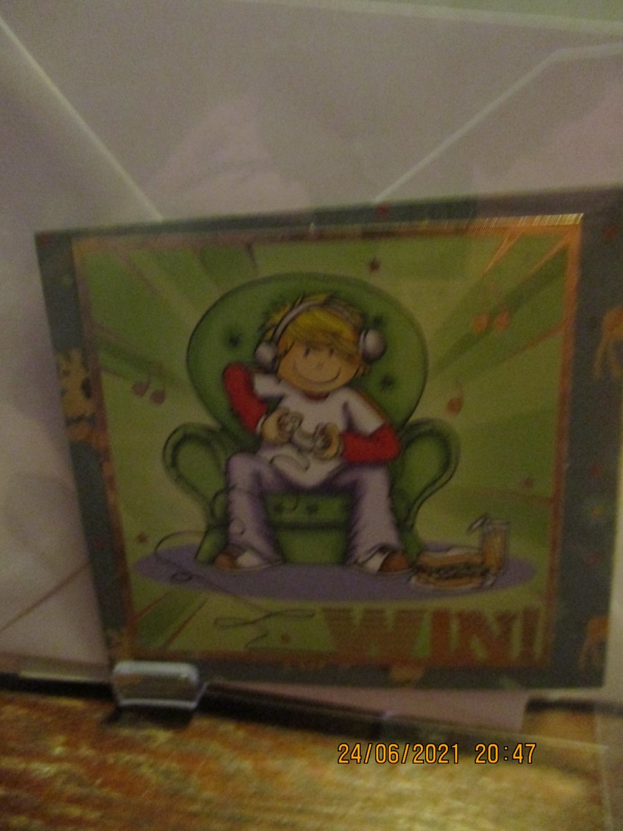 Boy Gaming Card