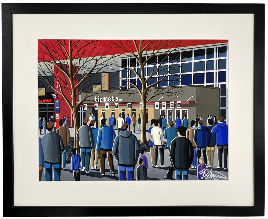 Tennessee Titans NFL, Quality Framed Art Print. 20" x 16" Frame Size