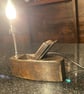 Up cycled carpenters plane -1930-50 . Vintage lamp small