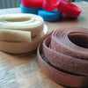 Hook and Loop Tape sew-on 20mm - Brown and Beige (4metres)