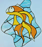 Stained Glass Fish Suncatcher, Glass Art, Nature - Image 2