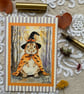 Halloween Bunny Card - Blank Card - Image 1