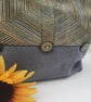 Green, yellow and grey shoulder handbag.  - Image 2