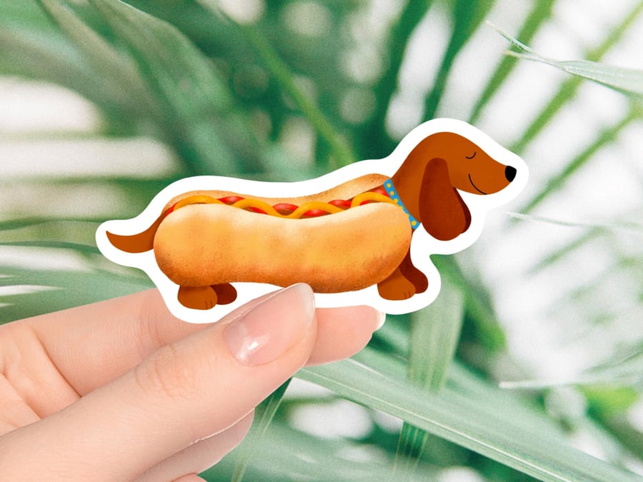 Sausage Dog Sticker