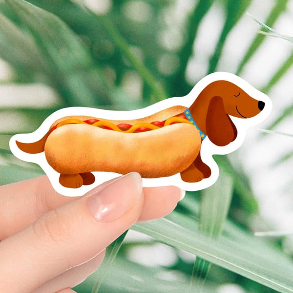 Sausage Dog Sticker