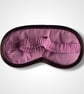 Purple Linen Lotus Flower Lavender Eye Mask - Image 4