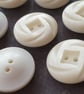 7 8" 23 mm 36 Ligne Early Polyester Buttons x 4 Buttons - Image 5