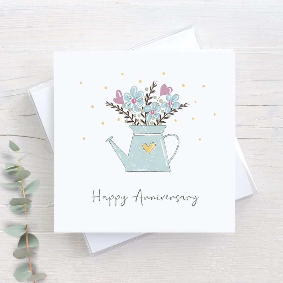 Anniversary Card, congratulations wedding anniversary card, married