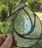 Stained Glass Raindrop Suncatcher - Handmade Hanging Decoration - Multi - Image 5