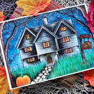 Under The Stars, The Witch House, A5 Quality Print, Salem, Witch Trials, Artwork