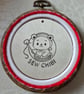 Hand embroidered hoop - Spirited Away Boh mouse - Image 4