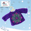 Reserved for Connor - Purple Embroidered and Sequinned Jumper