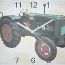 oliver tractor wall hanging clock farm,farming, oliiver standard tractor clock