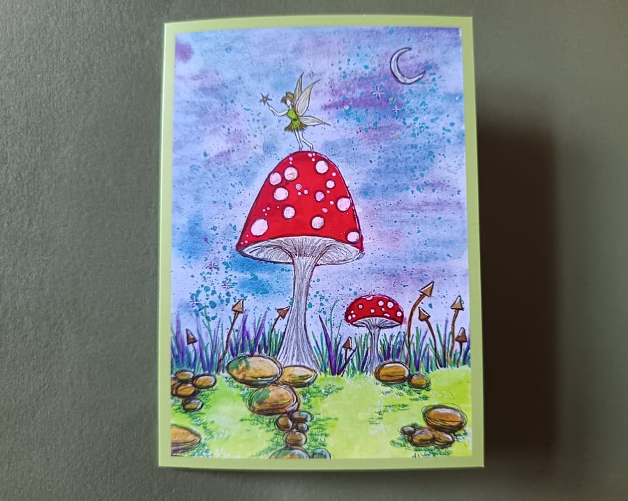A6 Art Print Card: Sprinkle of Fairy Dust