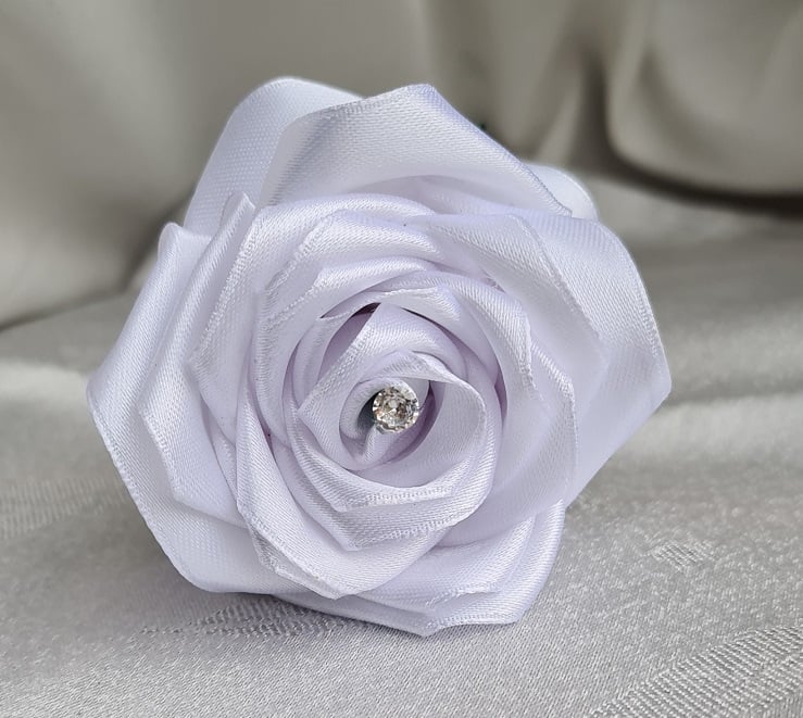 Roses on White Ribbon Roses on White Ribbon