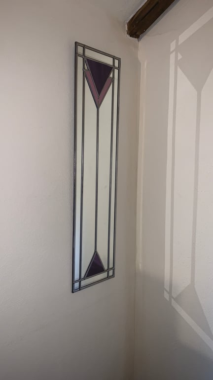 Art deco-nouveau mirror. 