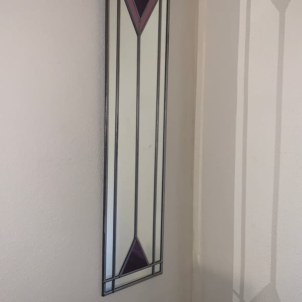 Art deco-nouveau mirror. 