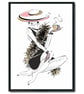 Fashion wall print, Fashion woman wall decor, Parisian wall art, gift - Image 1