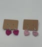 'Sweet Heart' crocheted earrings