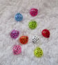 REDUCED 90 Small Mixed Colours Ladybug Buttons - Image 1