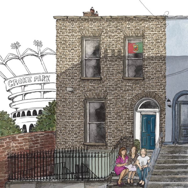 Custom House Illustration - Personalised Home Portrait - New Home Gift UK