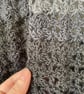 Monochrome Infinity Scarf - Handmade Crochet - Black Sparkly - Womens Scarves - Image 9