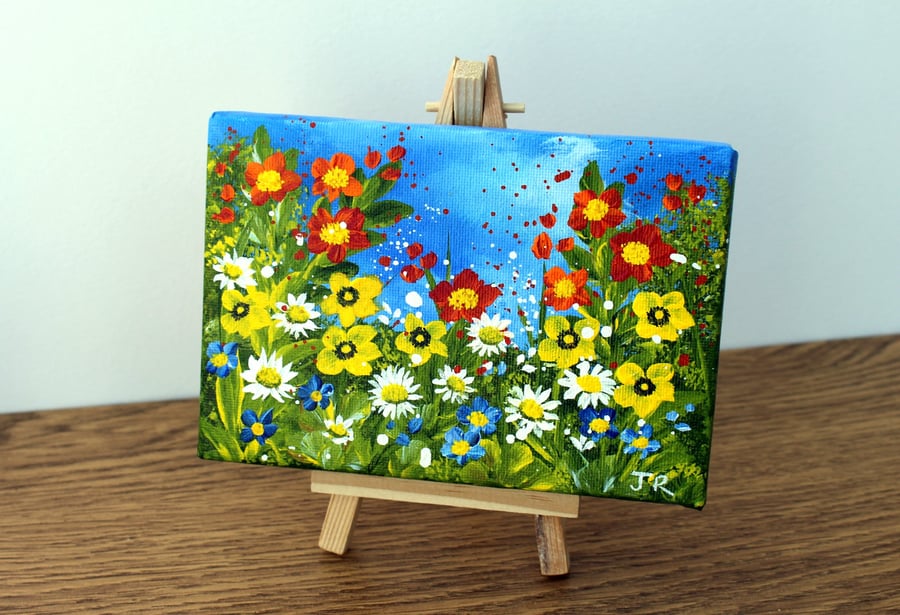 Original Easel Painting "Love my Garden" (Ref no 21)