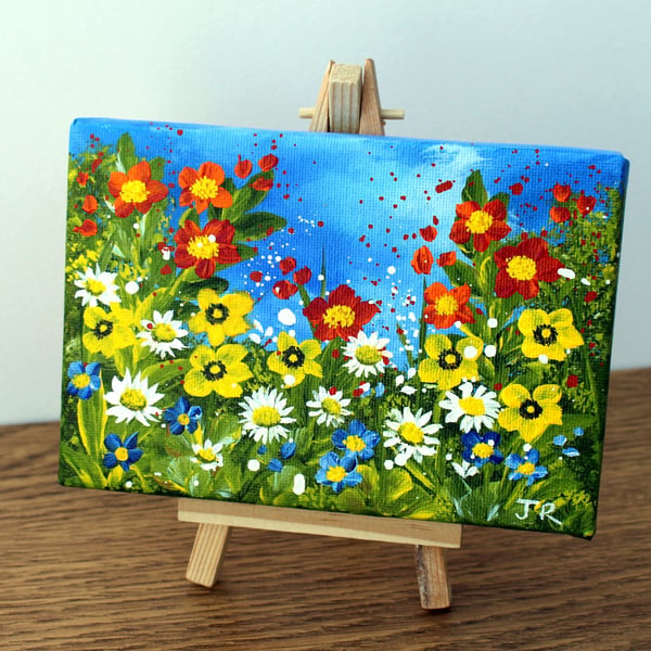 Original Easel Painting "Love my Garden" (Ref no 21)