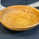 Sycamore Wood Eating Bowl with Milk Paint