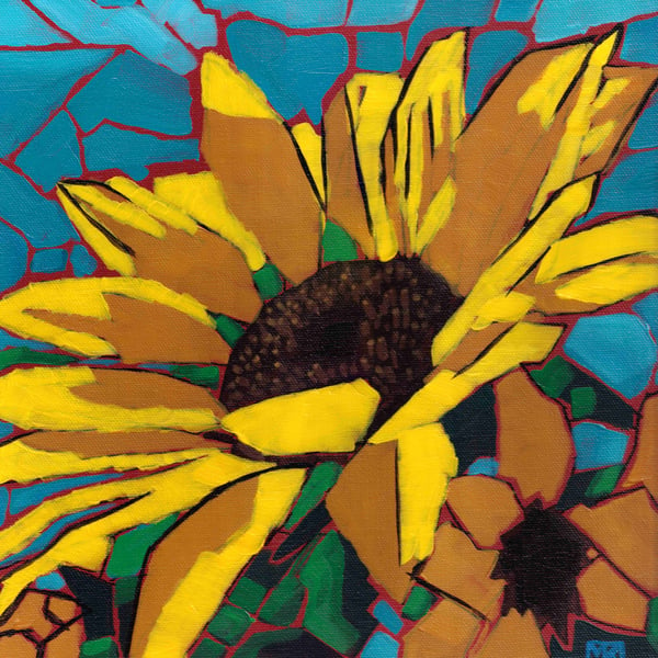 Sunflower - Original Acrylic Painting