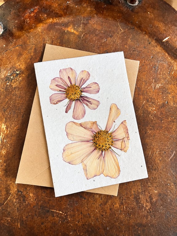Nature Friendly Plantable Seed Paper Greeting Card 