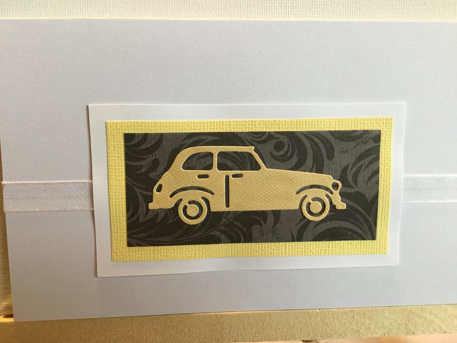 Classic car card