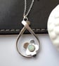 Coober Pedy Opal Necklace Sterling Silver Hallmarked - Image 7