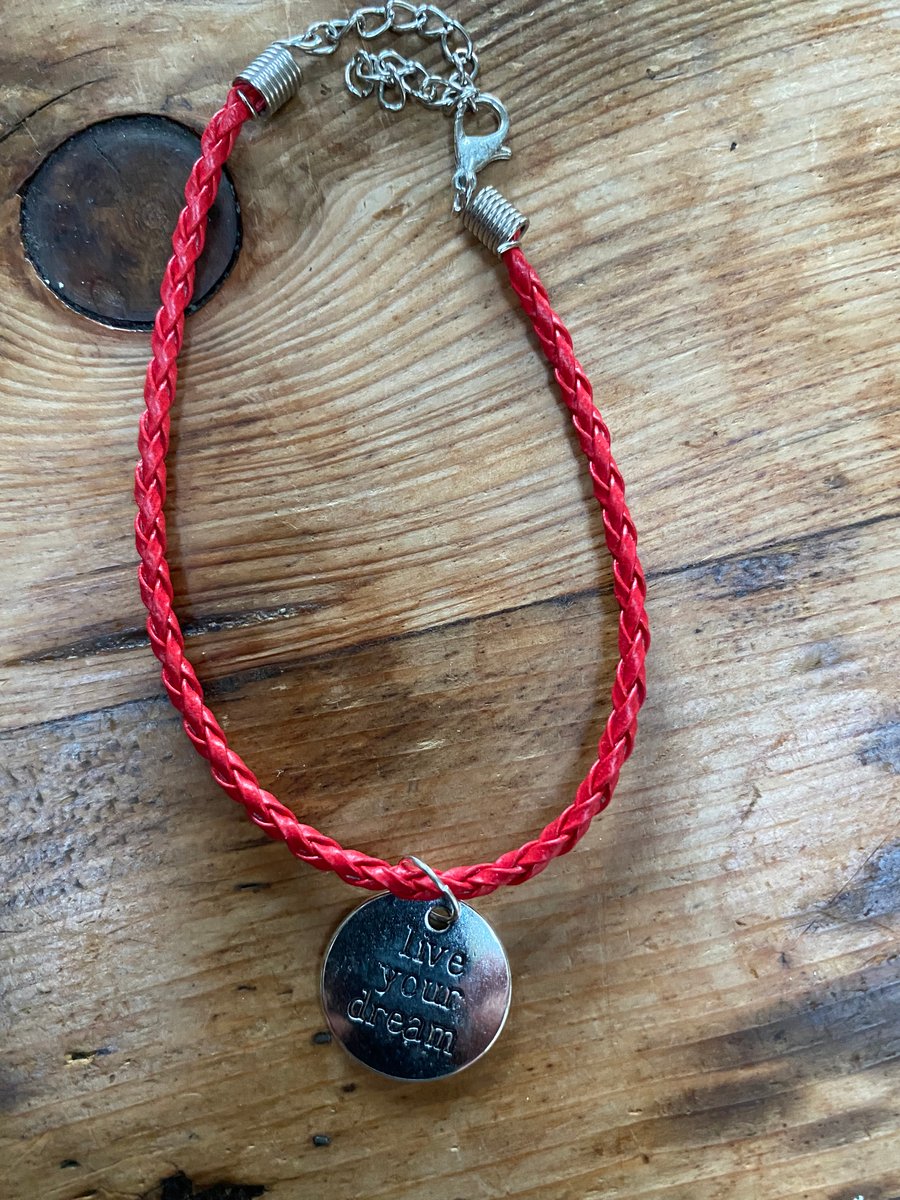 Live Your Dream Charm Bracelet (421)