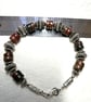  Handmade Beaded Natural Picasso Jasper Bracelet  - Image 1