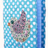 Applique notebook (applique bird cover)
