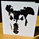 Greyhound Vinyl Cut Card