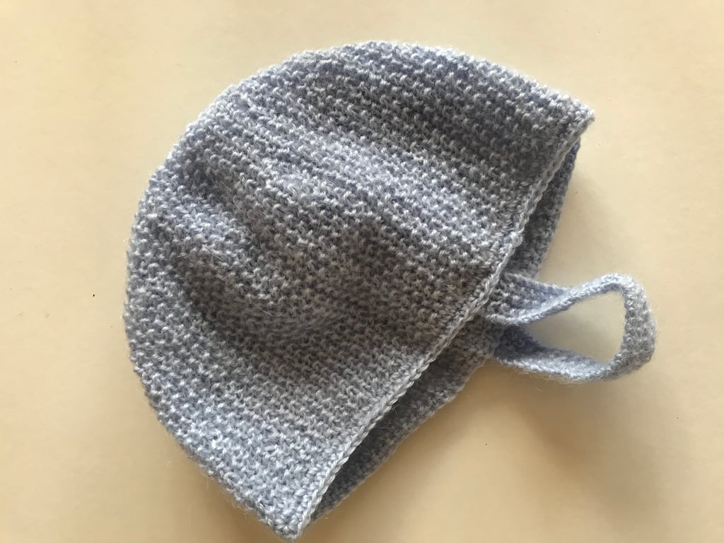 Vintage style hand knitted hat