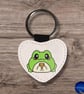Limited Edition Frog Keyrings, with gold backing. Young Artist Designed - Image 3
