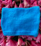Turquoise baby hat, handknitted, 0-3 months - Image 6