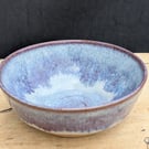 Purple wavy toasted nibble bowl
