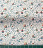 Blue festive Mice Acufactum cotton quilt fabrics from quarter metre - Image 2